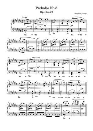 Preludio No.3-Beautiful things Op.4 No.29