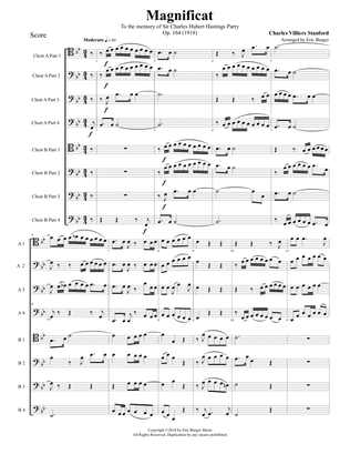 Magnificat for Trombone or Low Brass Octet