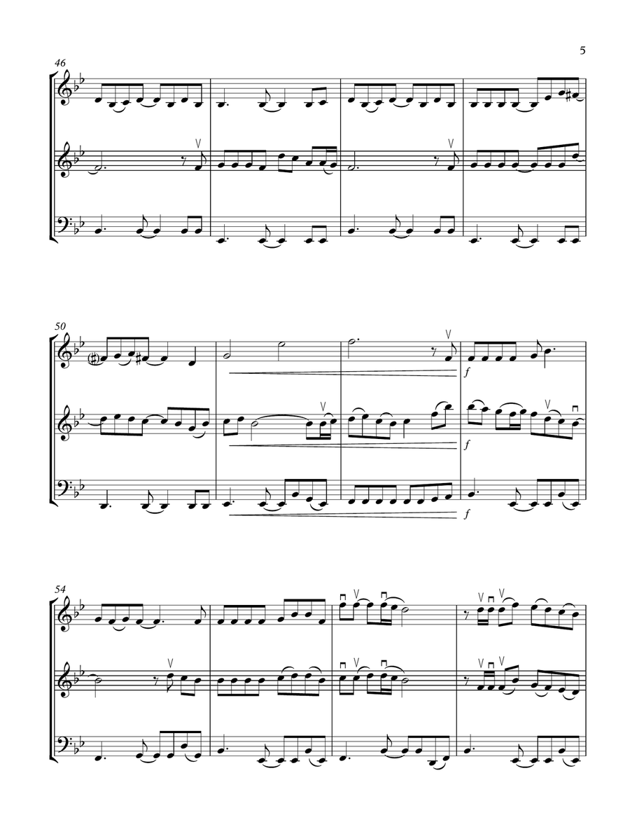 (god Must Have Spent) A Little More Time On You String Trio scores gallery preview page 5