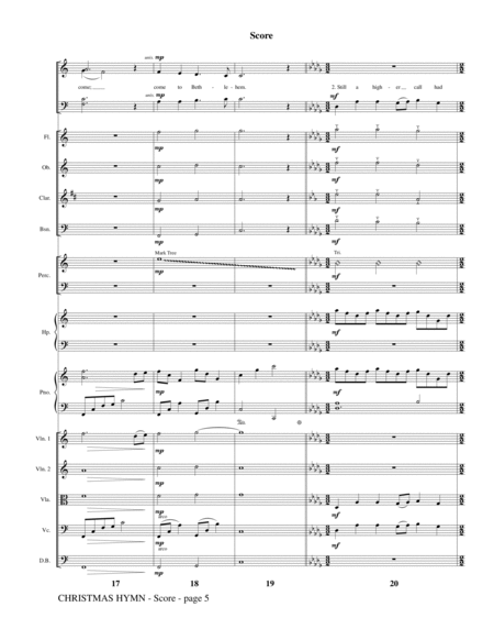 Christmas Hymn - Full Score