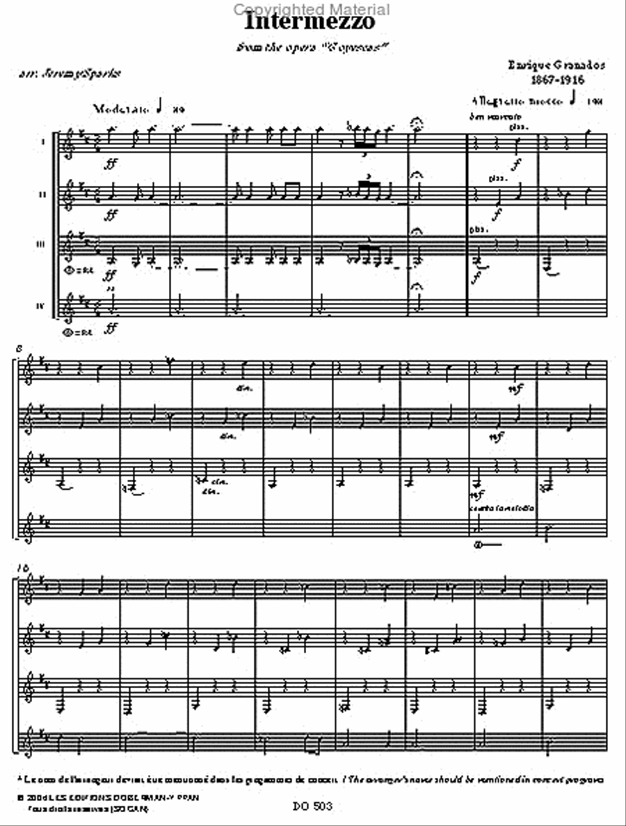 Intermezzo Guitar Ensemble scores gallery preview page 2