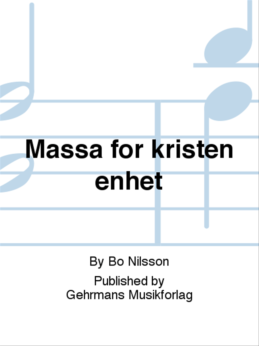 Massa for kristen enhet Massa for kristen enhet 4-Part scores gallery preview page 1