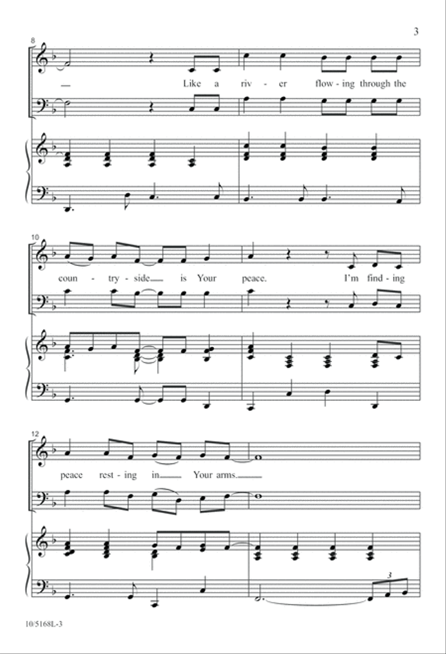 Resting in Your Arms 2-Part scores gallery preview page 3