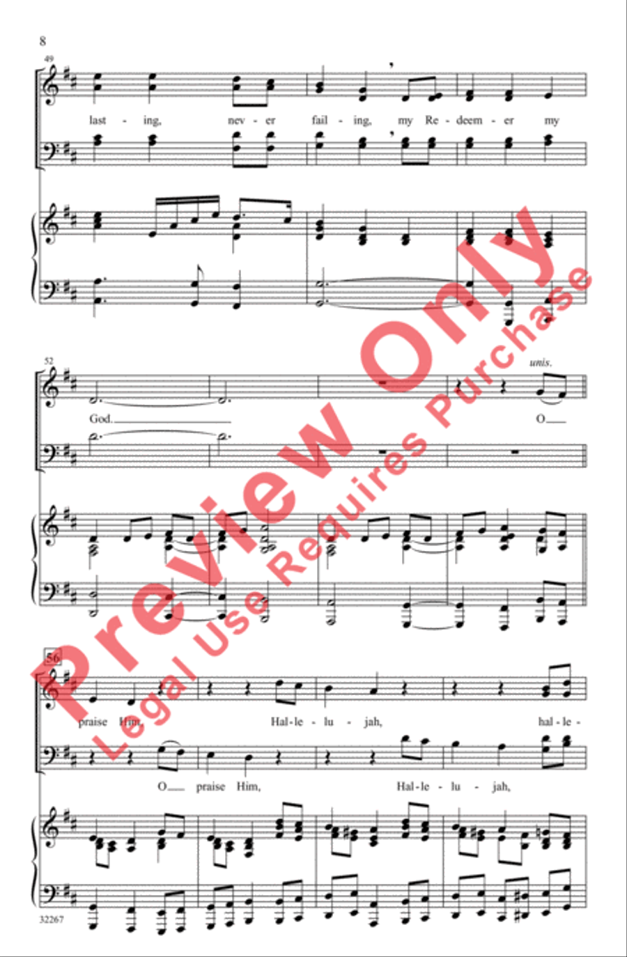 My Soul Finds Rest 4-Part scores gallery preview page 8