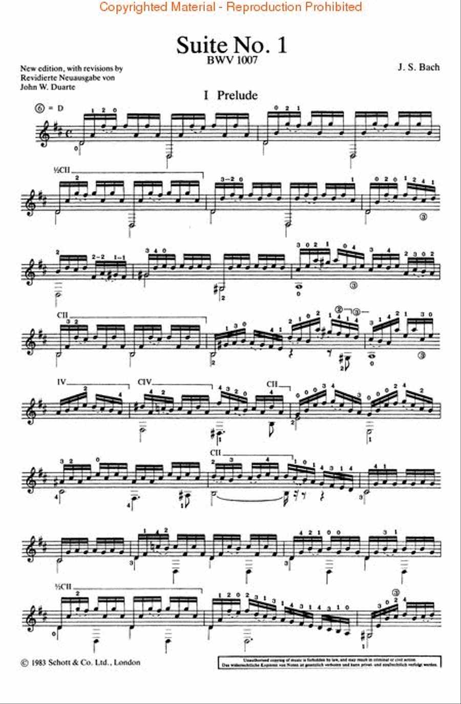 Cello-Suite No. 1, BWV 1007 Cello scores gallery preview page 2
