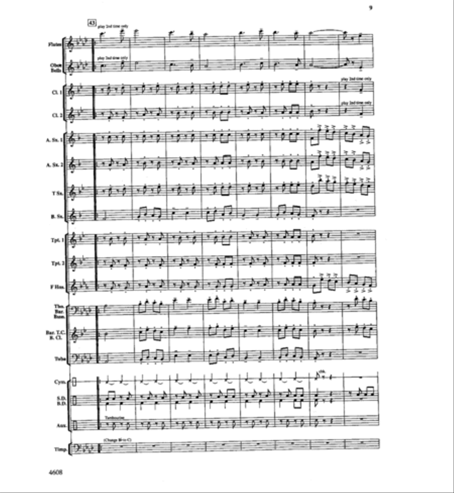 Can-Can You Name These Tunes? Concert Band scores gallery preview page 8