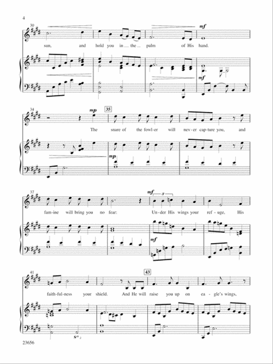 The Mark Hayes Vocal Solo Collection -- 7 Praise and Worship Songs for Solo Voice Medium-High Voice scores gallery preview page 6