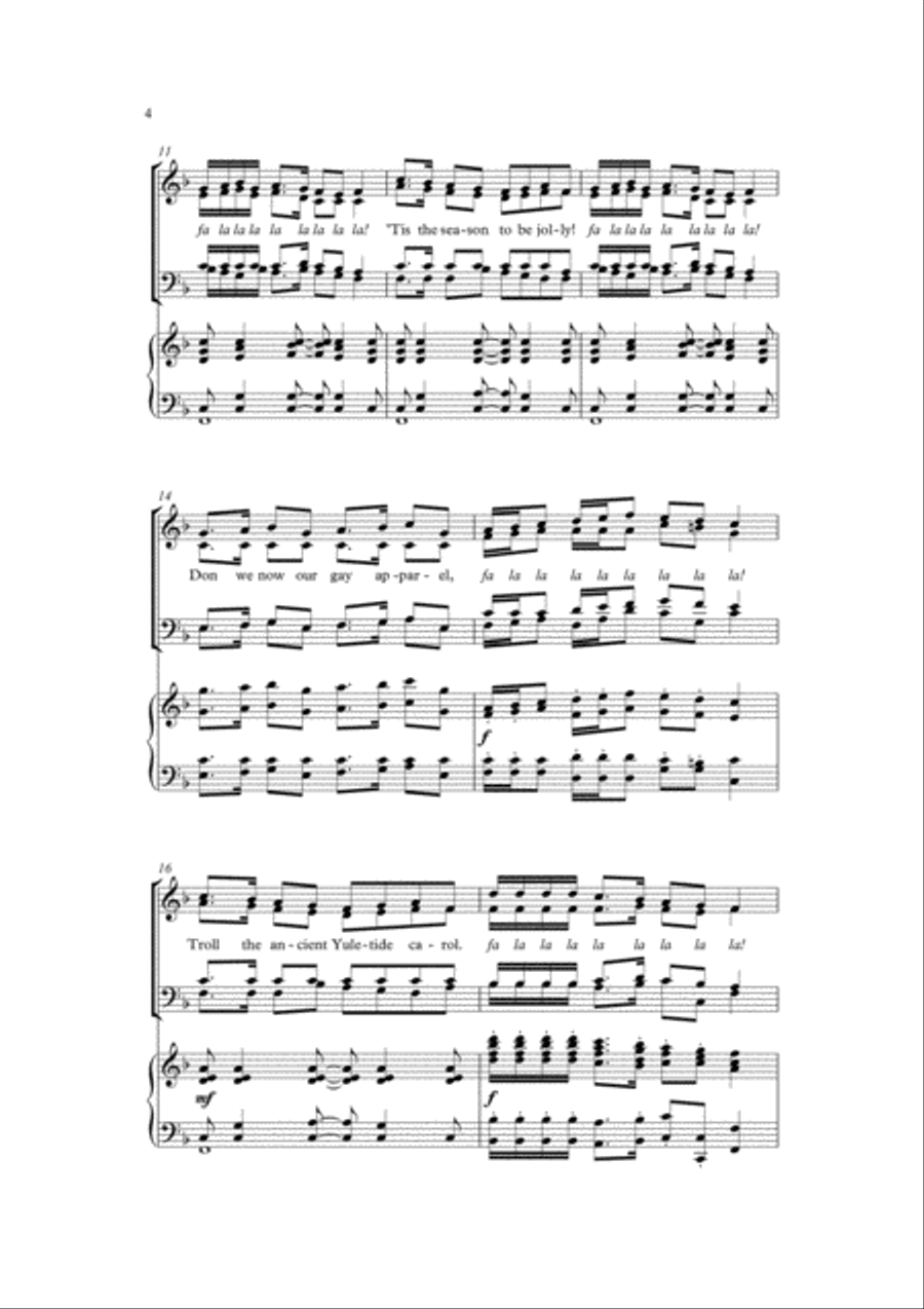 Christmas Joy! 4-Part scores gallery preview page 3