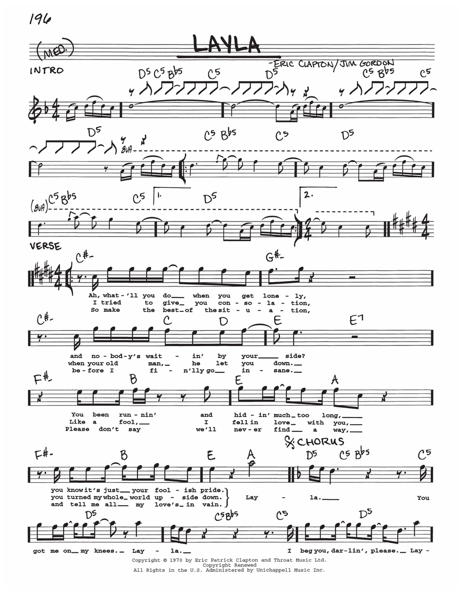 Layla Layla Voice scores gallery preview page 1