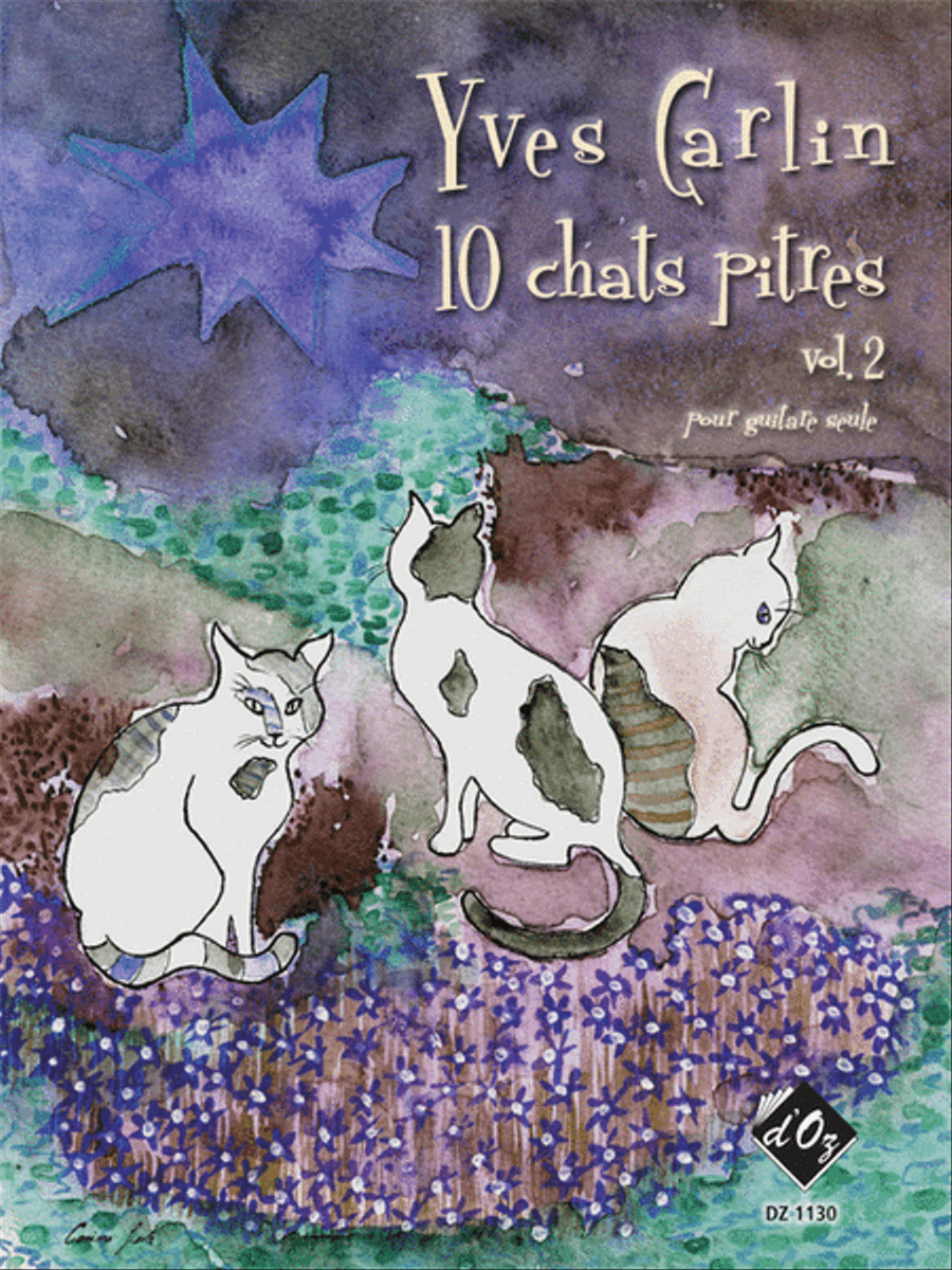 10 chats pitres, vol. 2 10 chats pitres, vol. 2 Classical Guitar scores gallery preview page 1