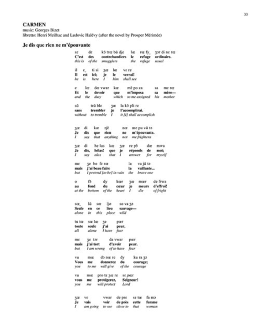 Diction Coach – G. Schirmer Opera Anthology (Arias for Soprano) Voice Solo scores gallery preview page 5