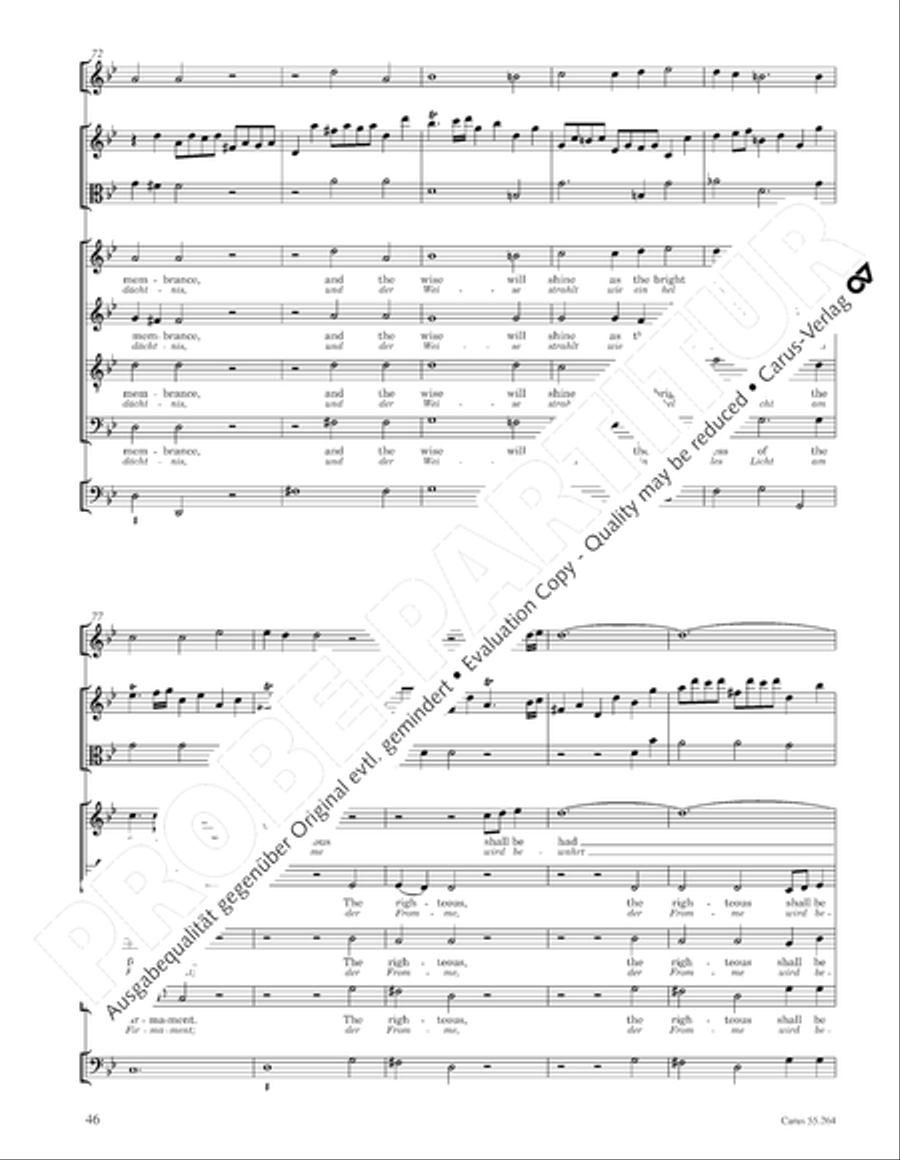 Israel in Egypt - Part I Israel in Egypt - Part I 4-Part scores gallery preview page 58