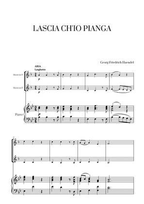 G. F. Haendel - Lascia ch'io pianga (for French Horn Duet)