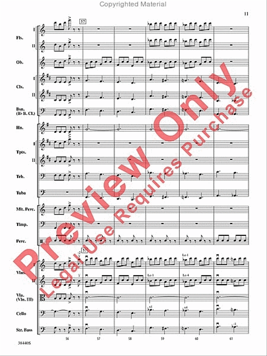 Leroy Anderson's Irish Suite, Part 1 (Themes from) Full Orchestra scores gallery preview page 12