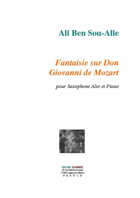 Fantaisie sur  Don Giovanni  de Mozart
