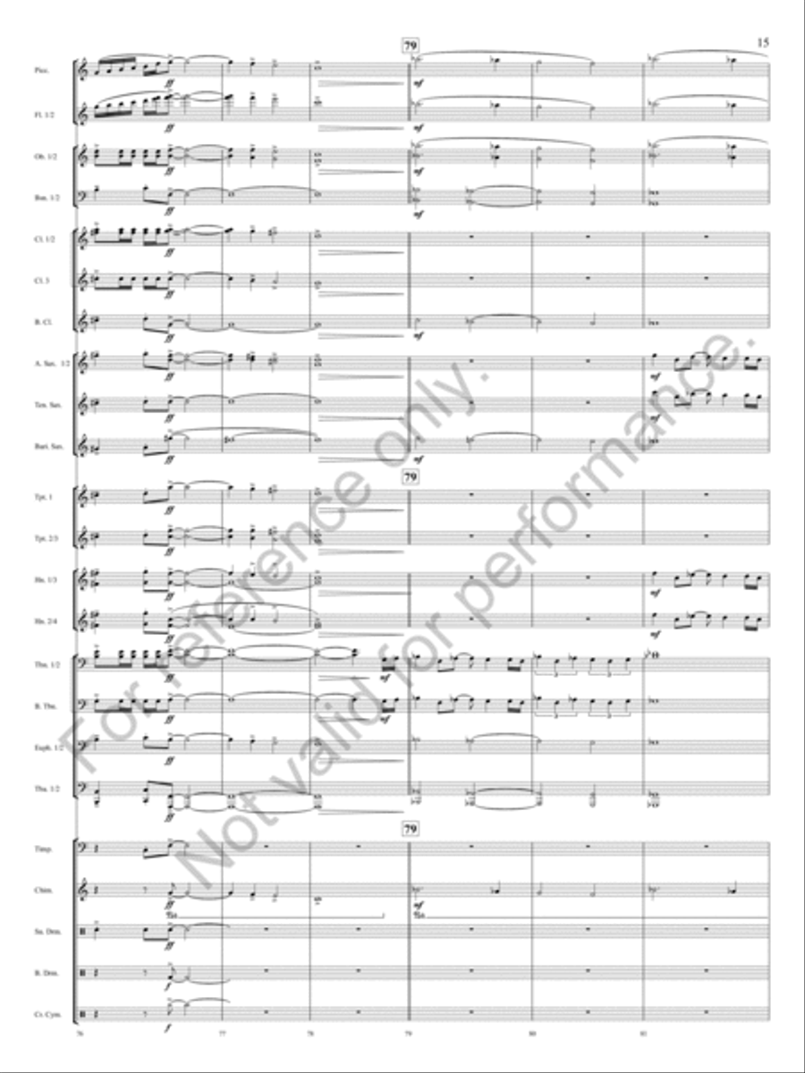 Milestones Milestones Concert Band scores gallery preview page 16