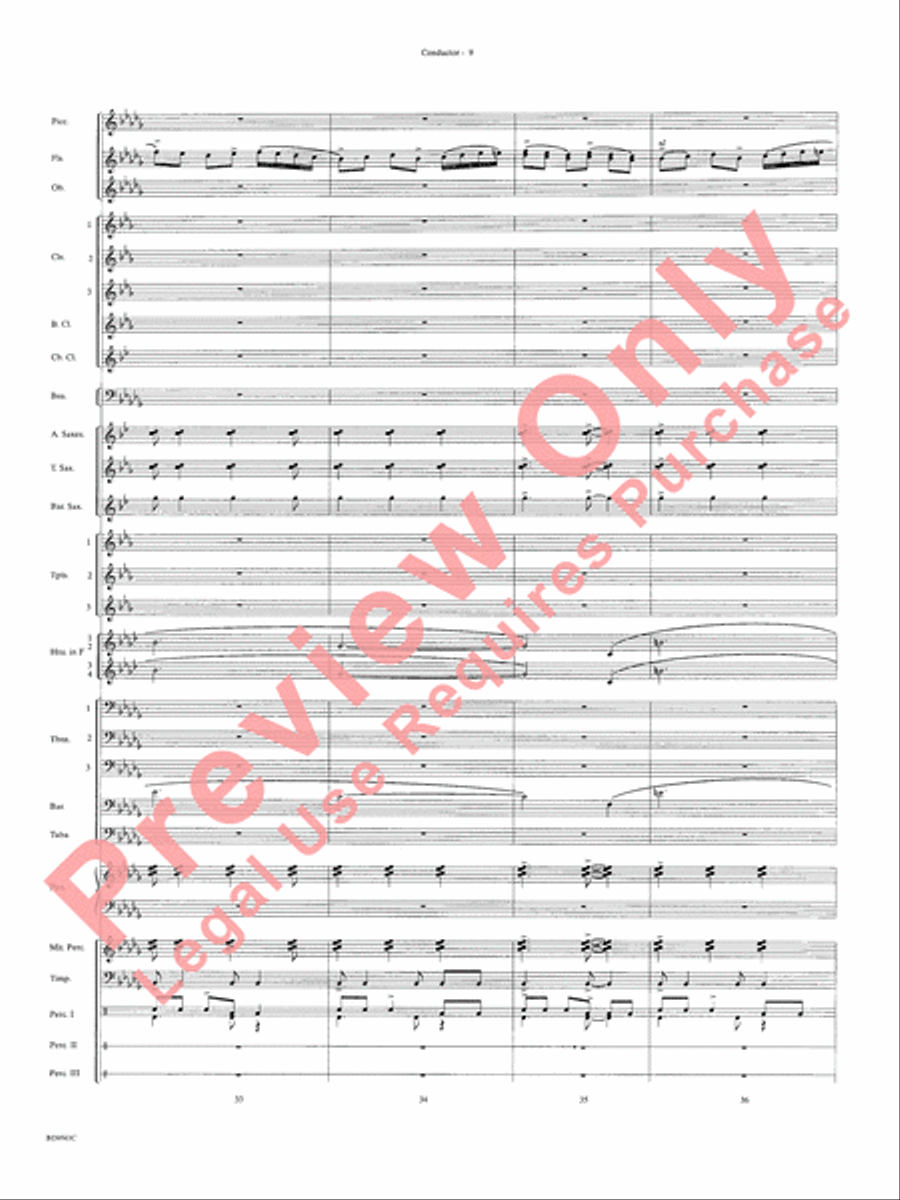 The Inferno The Inferno Concert Band scores gallery preview page 12