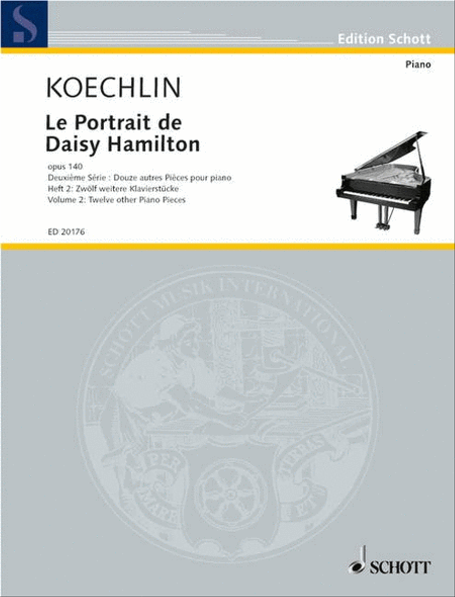 Le Portrait de Daisy Hamilton Piano Solo scores gallery preview page 1