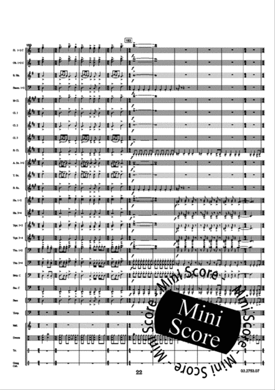 Turn of a Friendly card Concert Band scores gallery preview page 26