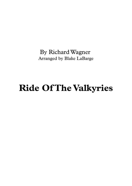 Ride of the Valkyries For Brass Quartet