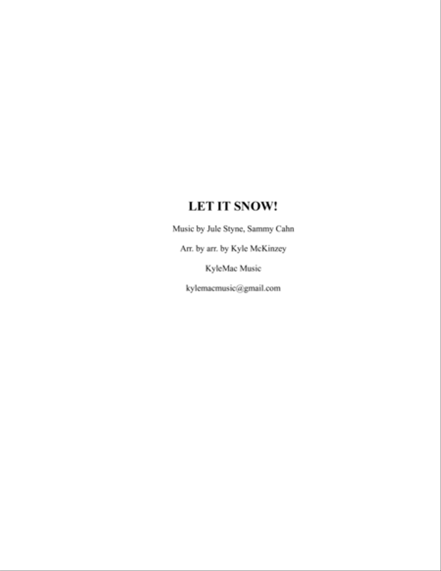 Let It Snow! Let It Snow! Let It Snow! Concert Band scores gallery preview page 3