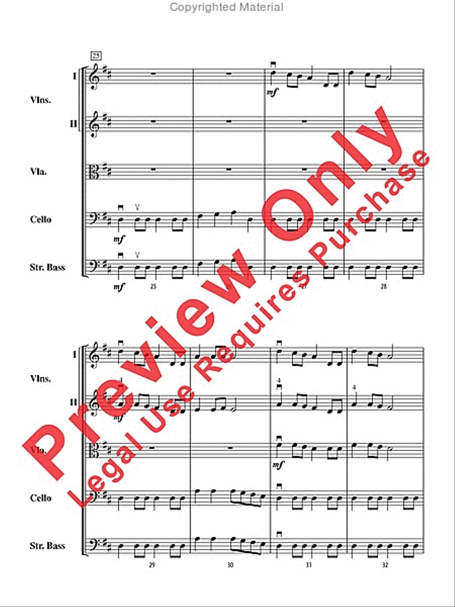 Airborne Heroes String Orchestra scores gallery preview page 5