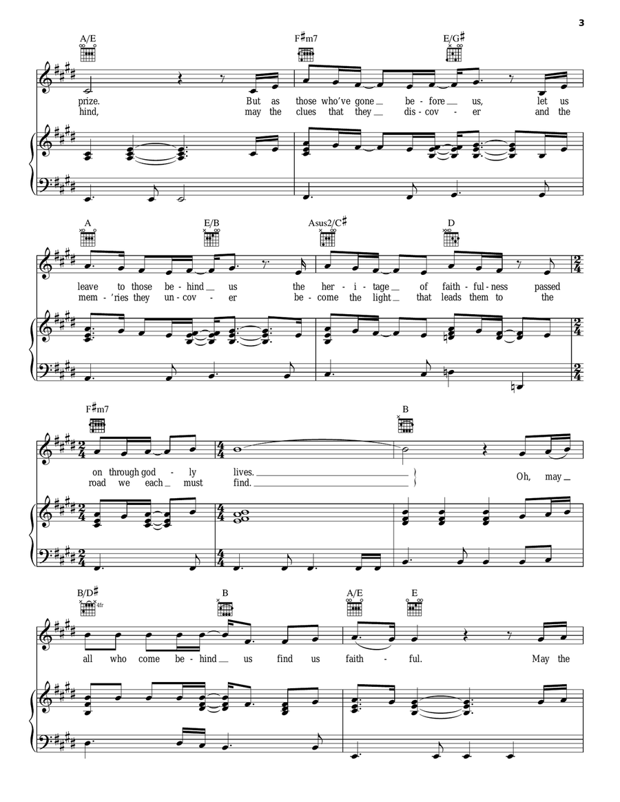 Find Us Faithful Guitar scores gallery preview page 3
