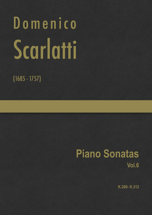 Scarlatti - Complete Piano Sonatas Vol.6 (K.260 - K.312)
