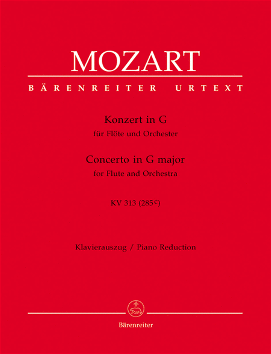 Flute Concerto in G Major, K. 313 Flute Solo scores gallery preview page 1