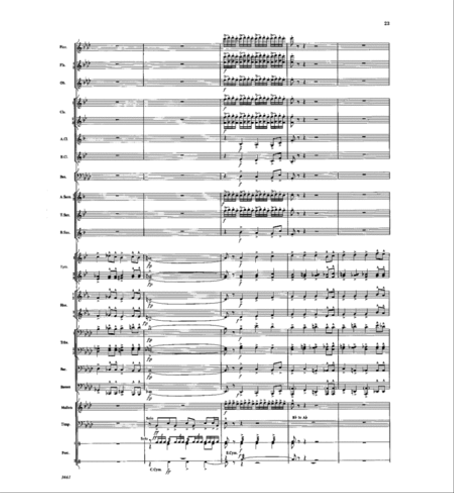 Overture A La Russe Concert Band scores gallery preview page 22