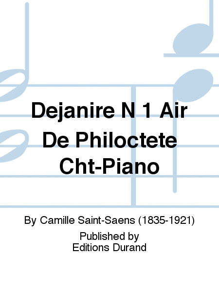 Dejanire N 1 Air De Philoctete Cht-Piano