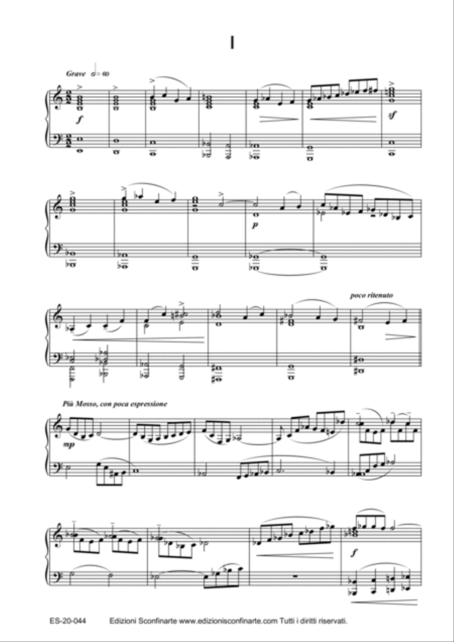 Alberto Cara: III Ricercari per pianoforte (ES-20-044) Piano scores gallery preview page 2