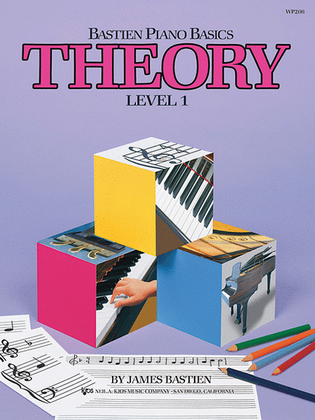 Book cover for Bastien Piano Basics, Level 1, Theory
