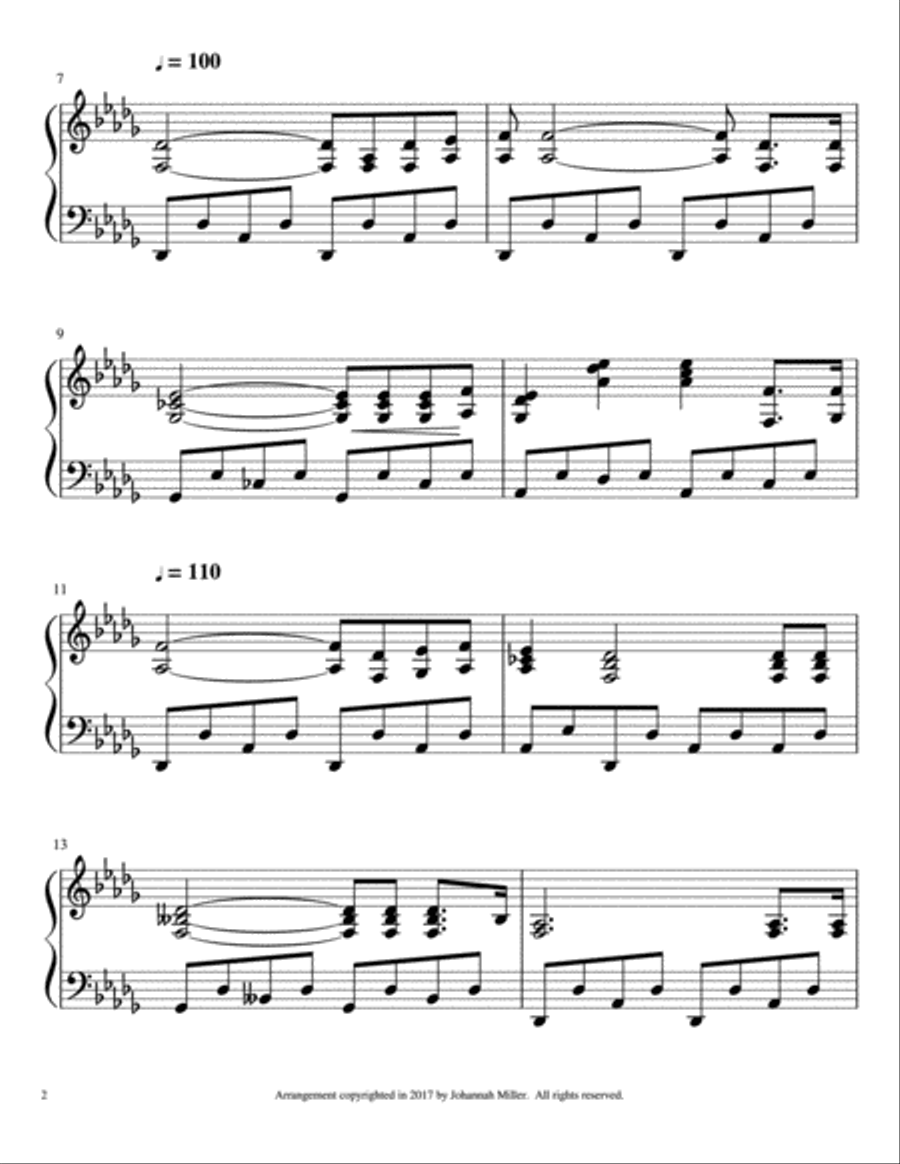 Railroad Medley (Life's Railway to Heaven with Get on Board) Piano Solo scores gallery preview page 2