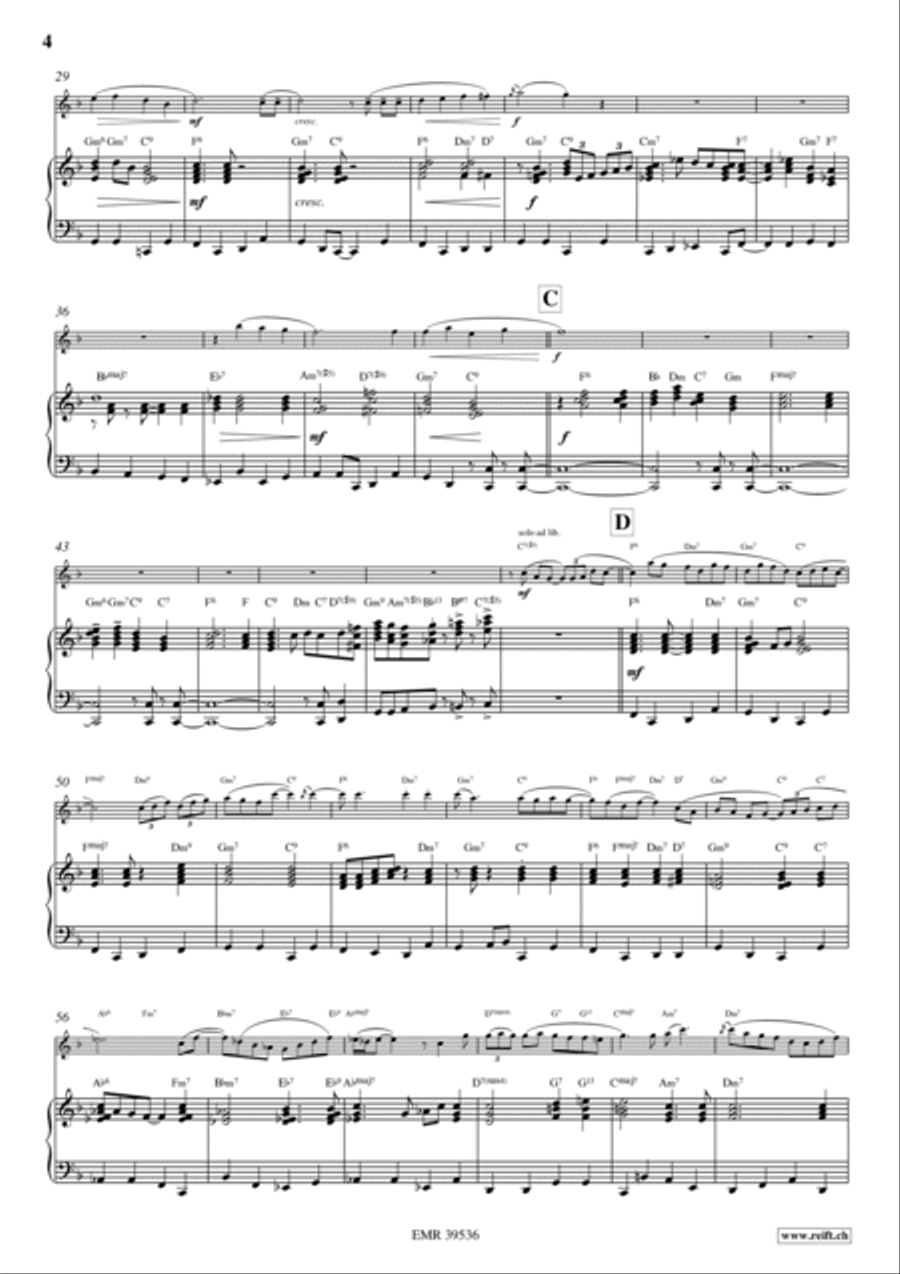 Long Ago And Far Away Piano Accompaniment scores gallery preview page 4