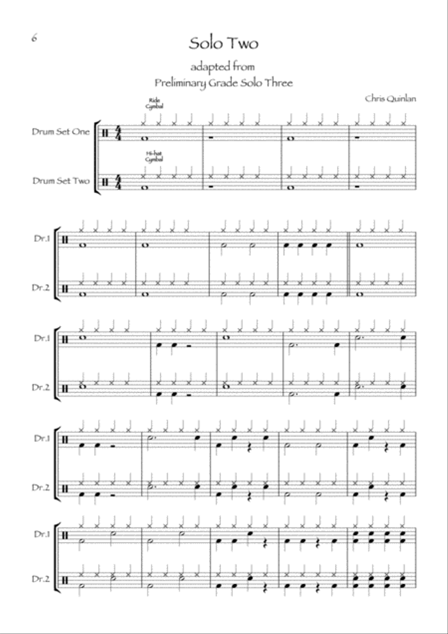 Drumset Duets Vol.1 Drumset Duets Vol.1 Drum Set scores gallery preview page 6