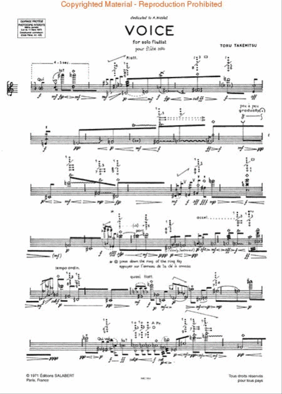 Voice Flute Solo scores gallery preview page 2