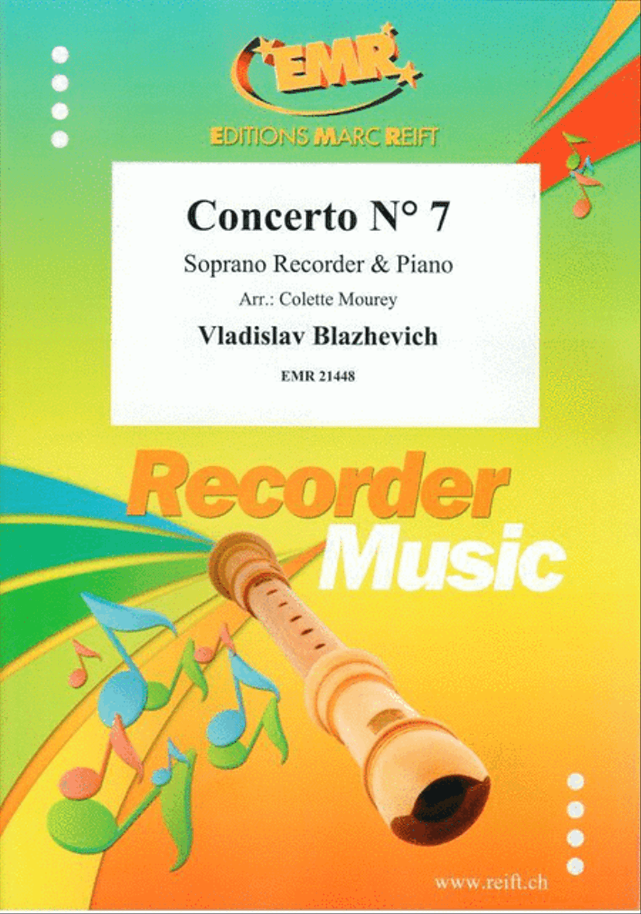 Concerto No. 7 Soprano Recorder scores gallery preview page 1