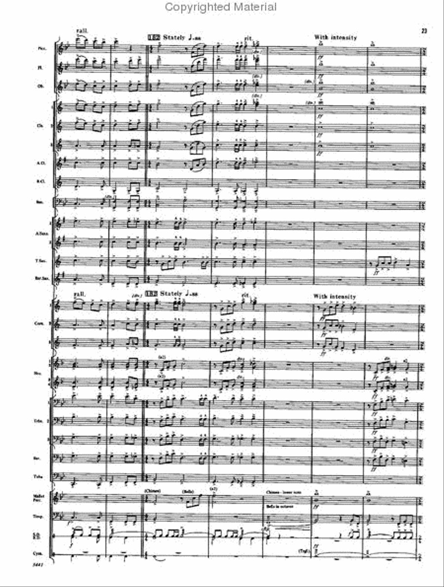 Centuria Concert Band scores gallery preview page 22
