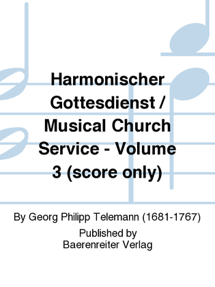 Book cover for Harmonischer Gottesdienst / Musical Church Service - Volume 3 (score only)
