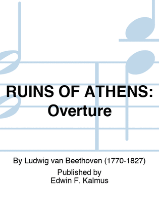 Book cover for RUINS OF ATHENS: Overture