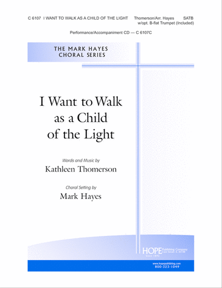I Want to Walk as a Child of the Light Choir scores gallery preview page 1