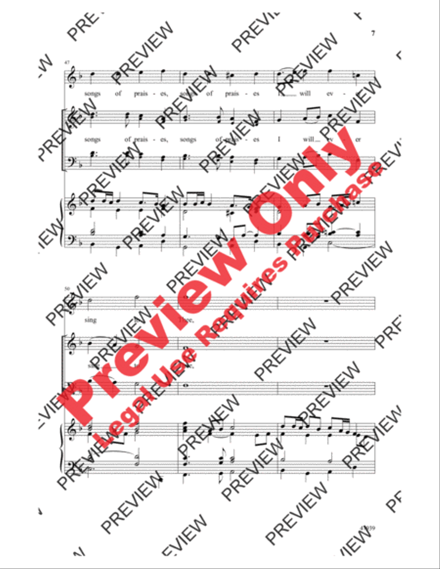 O, Thou Great Jehovah O, Thou Great Jehovah 4-Part scores gallery preview page 8