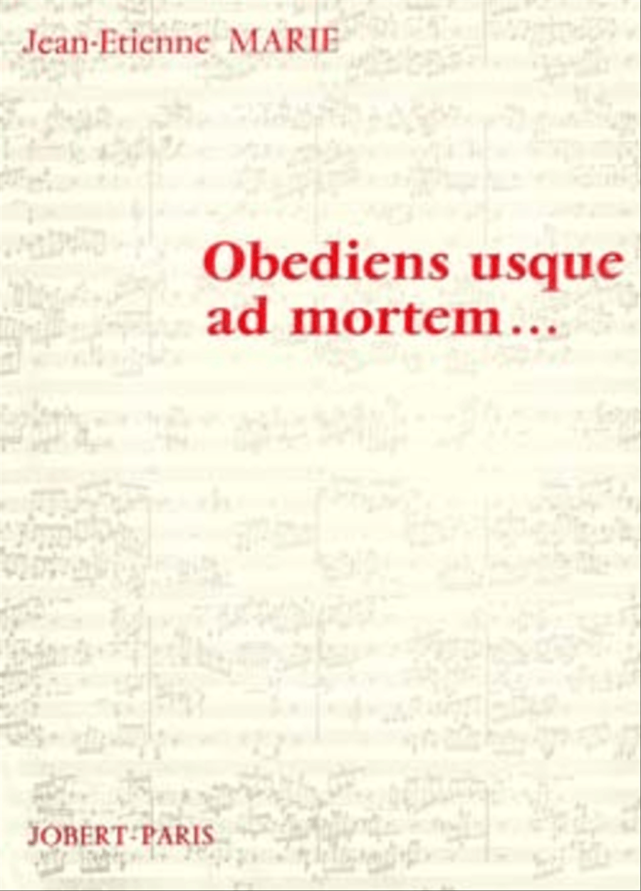 Obediens Usque Ad Mortem Score scores gallery preview page 1