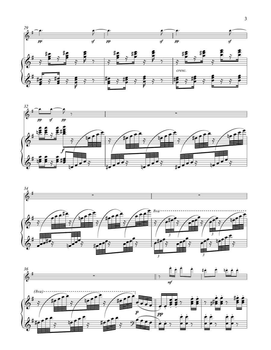 Dance Of The Sugar Plum Fairy, Op. 71a (from The Nutcracker) Flute Solo scores gallery preview page 3