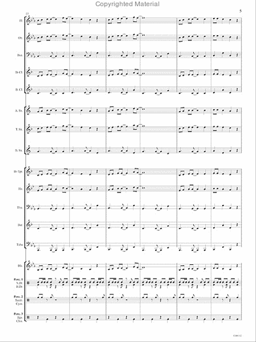 Celebracion Celebracion Concert Band scores gallery preview page 6
