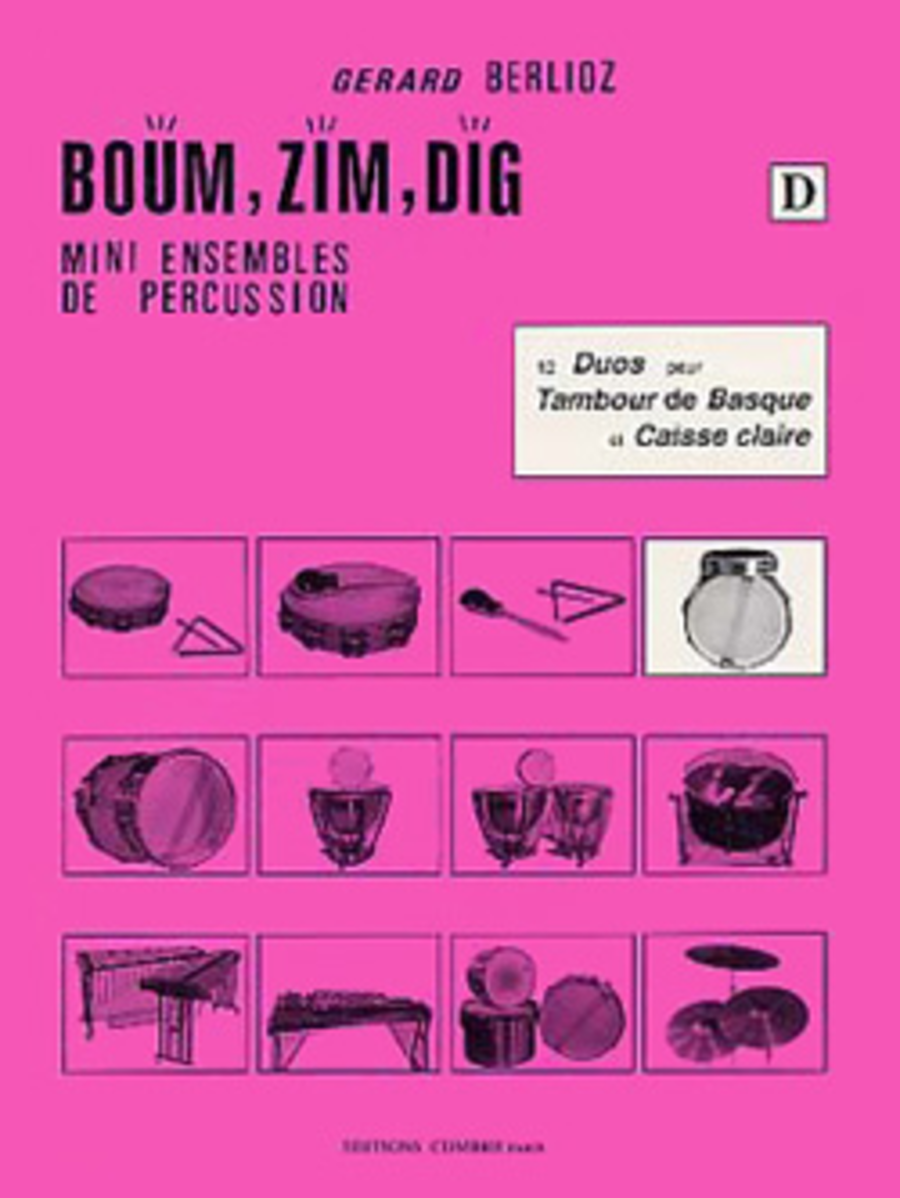 Boum, Zim, Dig - Volume D - 12 duos