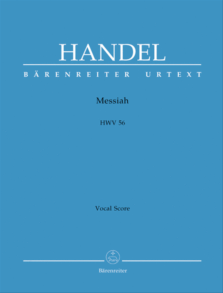 Book cover for Messiah, HWV 56