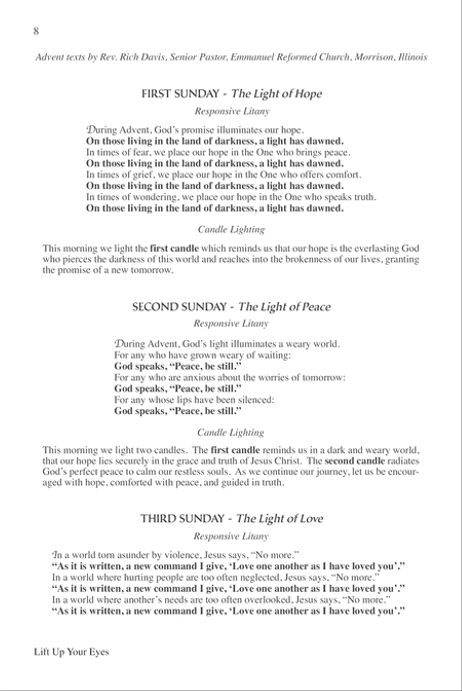 Lift Up Your Eyes 2-Part scores gallery preview page 9