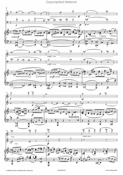 Trio c-moll fur Violine, Violoncello und Klavier op. 48